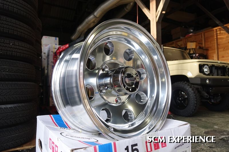 American Racing AR172 BAJA polished 15ｘ8 -19 139.7 5h - SCM