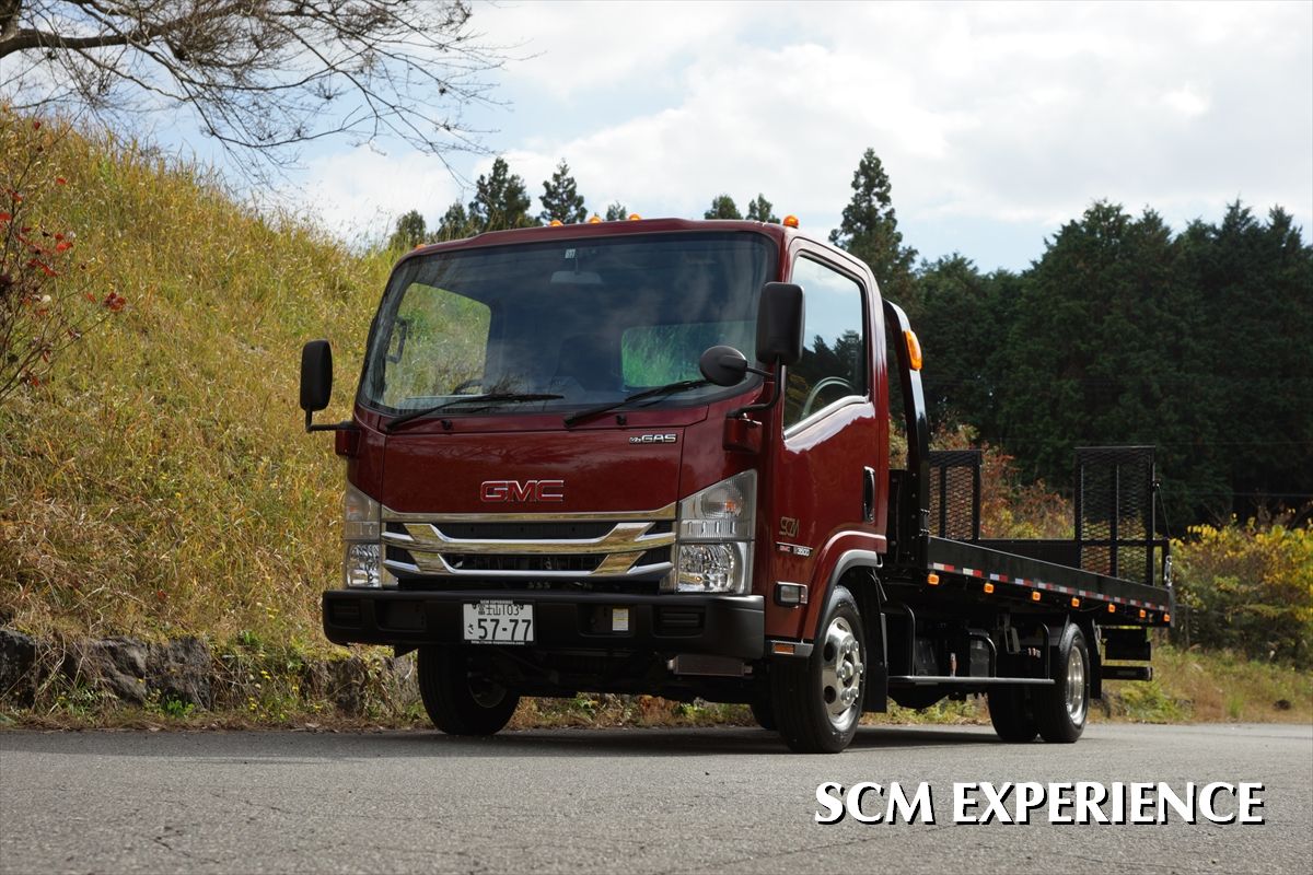 イスズエルフの北米仕様　GMCチャンネル販売のW3500をモチーフにカスタマイズ