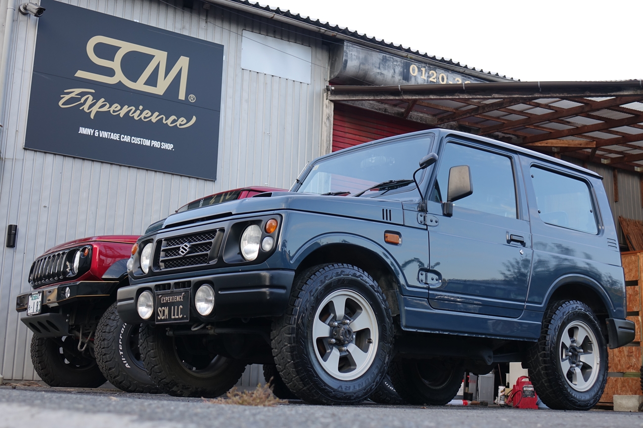SCM EXPERIENCE カーショップ・CEOブログ | FOR SALE ジムニー　JA22　ストックルック　ジャイブブルー